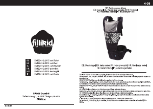 Manual Fillikid H-05 Baby Carrier