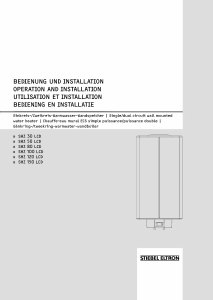 Manual Stiebel Eltron SHZ 50 LCD Boiler