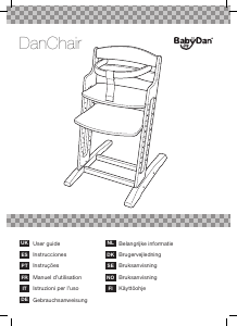 Bruksanvisning BabyDan DanChair Barnmatstol