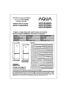 Hướng dẫn sử dụng Aqua AQR-B348MA Tủ đông lạnh