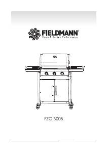 Használati útmutató Fieldmann FZG 3005 Grillsütő