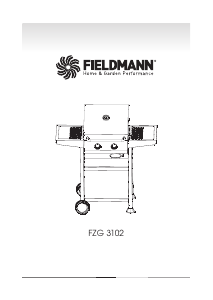 Manuál Fieldmann FZG 3102 Gril