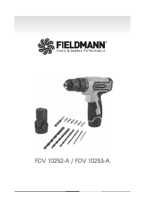 Handleiding Fieldmann FDV 10252-A Schroef-boormachine