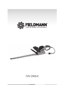 Instrukcja Fieldmann FZN 2505-E Nożyce do żywopłotu