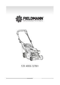 Manual Fieldmann FZR 4005-127BH Lawn Mower