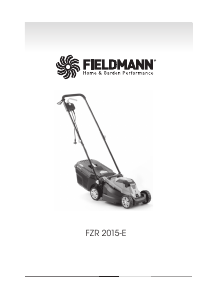 Manuál Fieldmann FZR 2015-E Travní sekačka