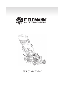 Manual Fieldmann FZR 5114-170BV Lawn Mower