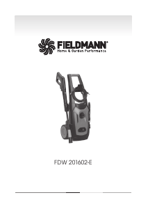 Návod Fieldmann FDW 201602-E Vysokotlakový čistič