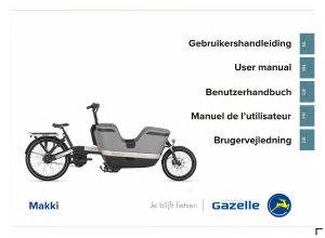 Brugsanvisning Gazelle Makki Lastcykel