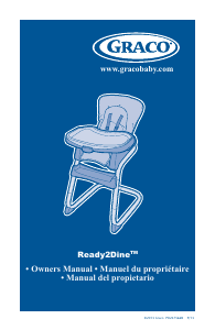 Mode d’emploi Graco Ready2Dine Chaise haute bébé