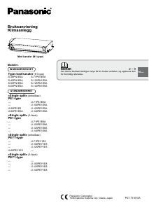 Bruksanvisning Panasonic S-36PN1E5A Klimaanlegg