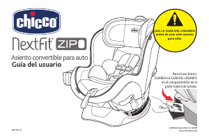 Manual de uso Chicco NextFit Zip Asiento para bebé