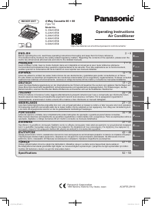 Kullanım kılavuzu Panasonic S-45MY2E5 Klima