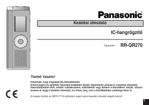 Használati útmutató Panasonic RR-QR270 Hangrögzítő