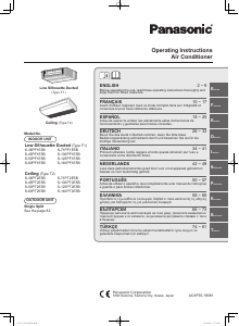 Kullanım kılavuzu Panasonic S-50PF1E5 Klima