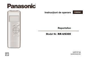 Manual Panasonic RR-US300E Reportofon