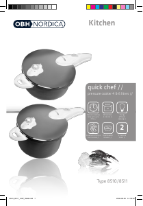 Käyttöohje OBH Nordica 8511 Quick Chef Painekattila