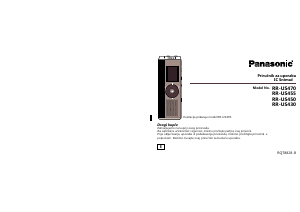 Priručnik Panasonic RR-US455 Audiosnimač