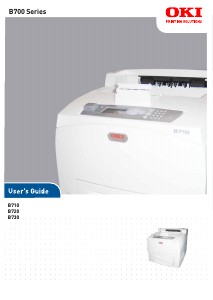 Manual OKI B730 Printer