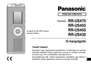 Használati útmutató Panasonic RR-US455 Hangrögzítő