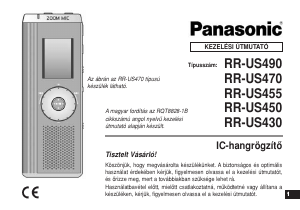 Használati útmutató Panasonic RR-US490 Hangrögzítő