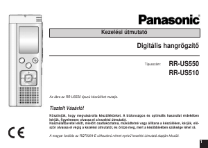 Használati útmutató Panasonic RR-US510 Hangrögzítő