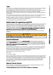 Bruksanvisning Mercury OptiMax 90 Utombordare