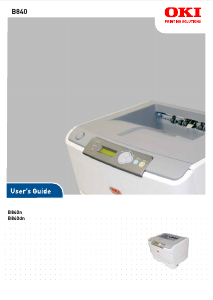 Manual OKI B840 Printer