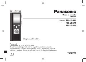 Priručnik Panasonic RR-US591 Audiosnimač