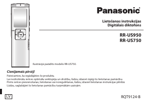 Rokasgrāmata Panasonic RR-US950 Audio atskaņotājs