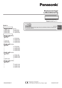 Bruksanvisning Panasonic S-71PK1E5A Luftkonditionering
