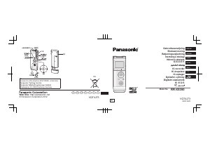 Manuál Panasonic RR-XS350 Audiozáznamník