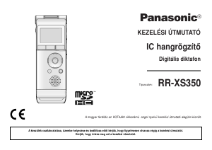 Használati útmutató Panasonic RR-XS350 Hangrögzítő