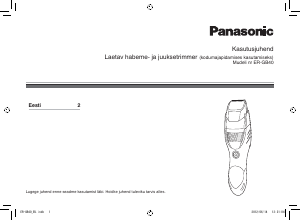 Kasutusjuhend Panasonic ER-GB40 Habemepiiraja