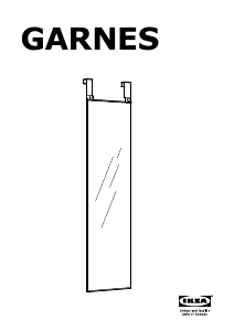 Εγχειρίδιο IKEA GARNES Καθρέφτης