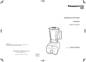 Vadovas Panasonic MX-ZX1800 Maišytuvas