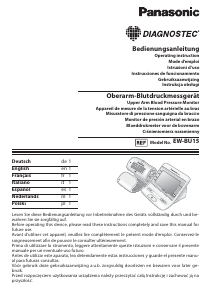 Handleiding Panasonic EW-BU15 Bloeddrukmeter