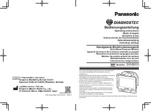 Manual Panasonic EW-BW10 Blood Pressure Monitor