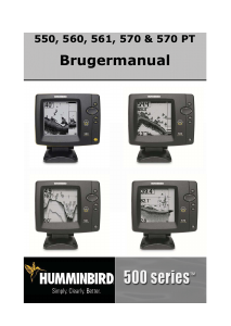 Brugsanvisning Humminbird 561 Ekkolod