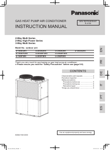 Manual Panasonic U-16GEP2E5 Air Conditioner