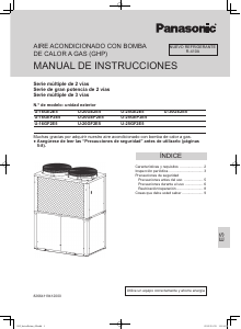 Manual de uso Panasonic U-16GEP2E5 Aire acondicionado