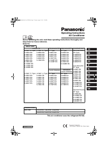 Bedienungsanleitung Panasonic U-5LE1E8 Klimagerät