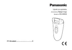 Priručnik Panasonic ES-WE22 Uređaj za uklanjanje žuljeva