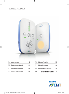 Εγχειρίδιο Philips SCD501 Ενδοεπικοινωνία μωρού