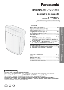 Használati útmutató Panasonic F-VXR50G Légtisztító