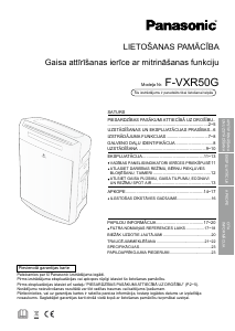 Rokasgrāmata Panasonic F-VXR50G Gaisa attīrītājs