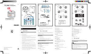 Manual Philips AJ5030 Alarm Clock Radio