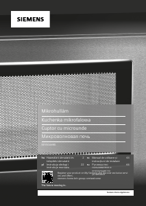 Használati útmutató Siemens BE550LMR0 Mikrohullámú sütő