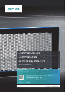 Návod Siemens BE634LGS1 Mikrovlnná rúra