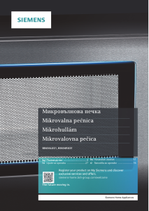 Használati útmutató Siemens BE634RGS1 Mikrohullámú sütő